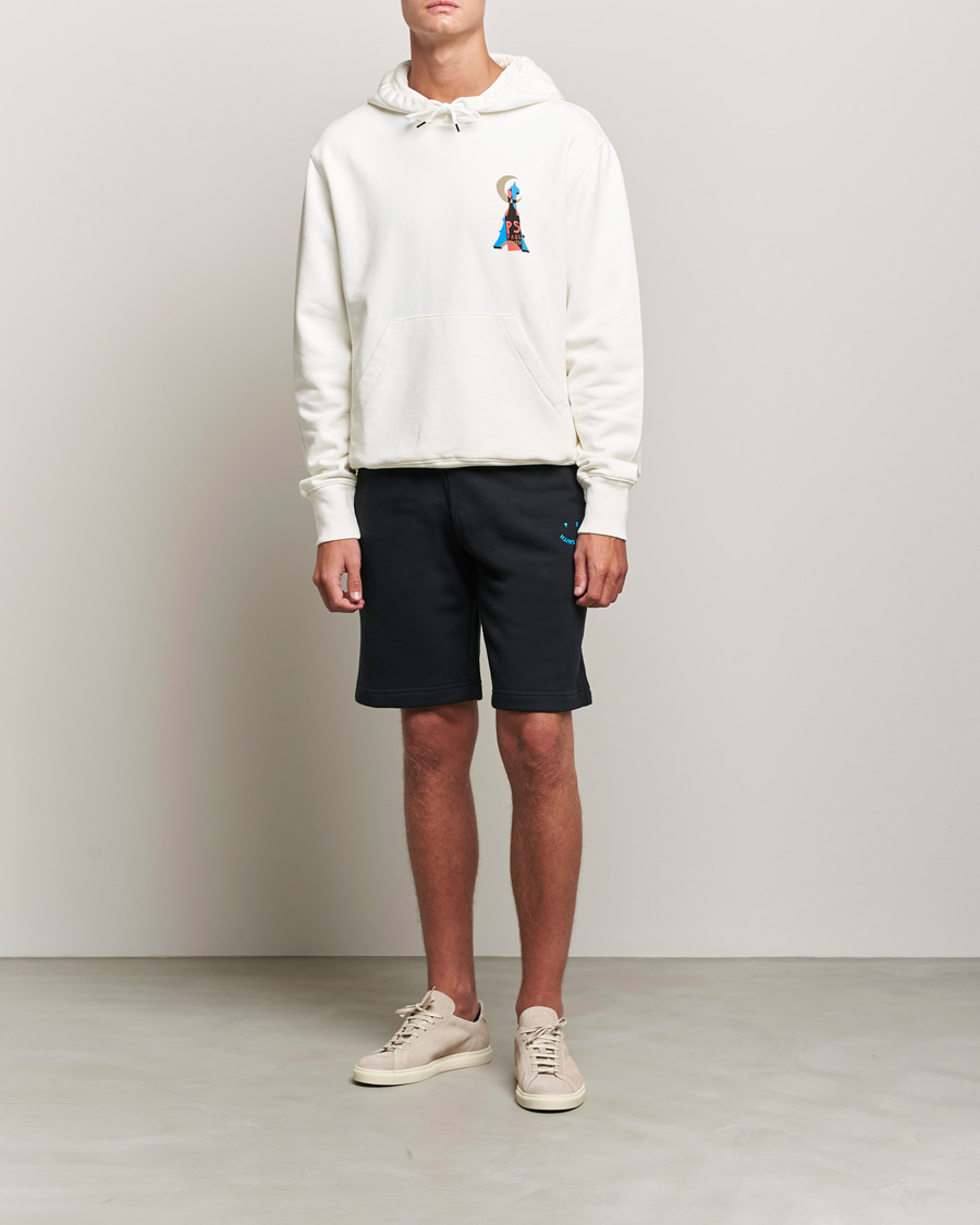 Hombres | Jerséis y prendas de punto | PS Paul Smith | Souvenir Organic Cotton Hoodie Off White