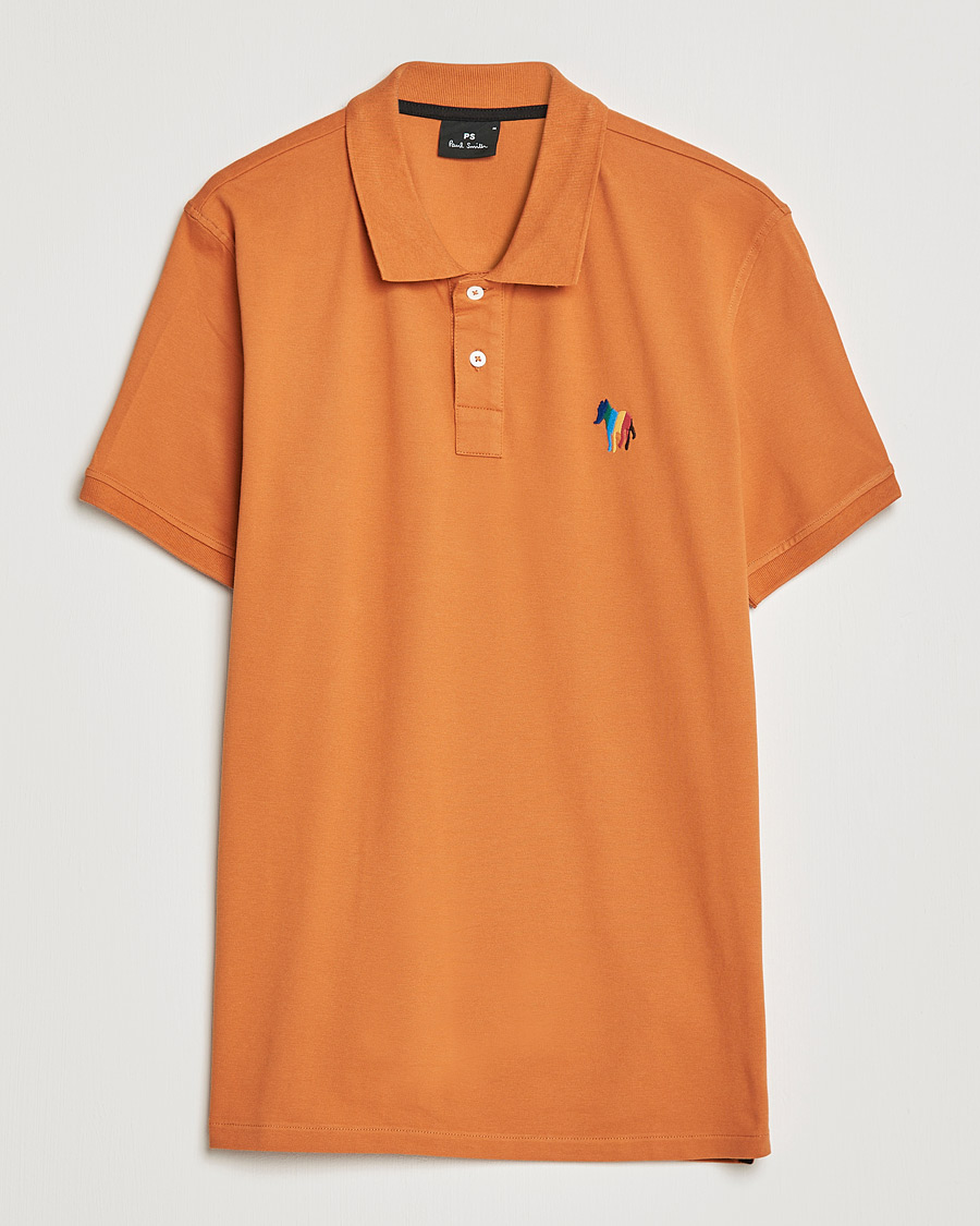 Hombres | Polos | PS Paul Smith | Regular Fit Zebra Polo Oranges