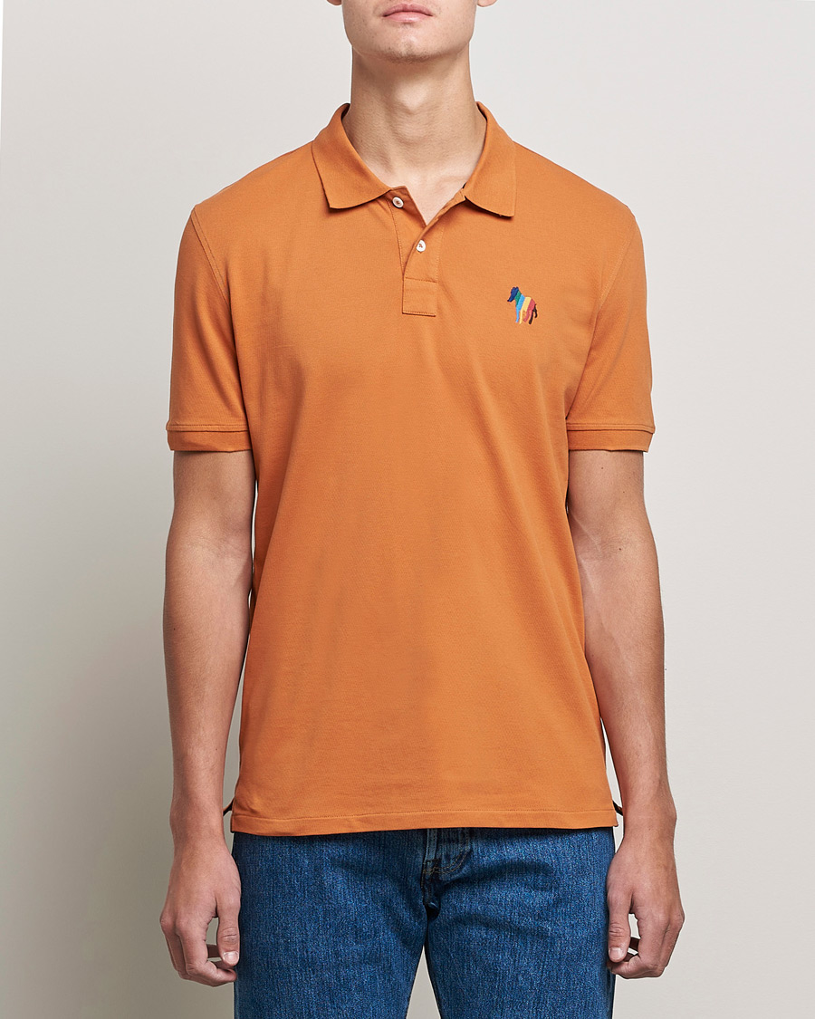 Hombres | Polos | PS Paul Smith | Regular Fit Zebra Polo Oranges