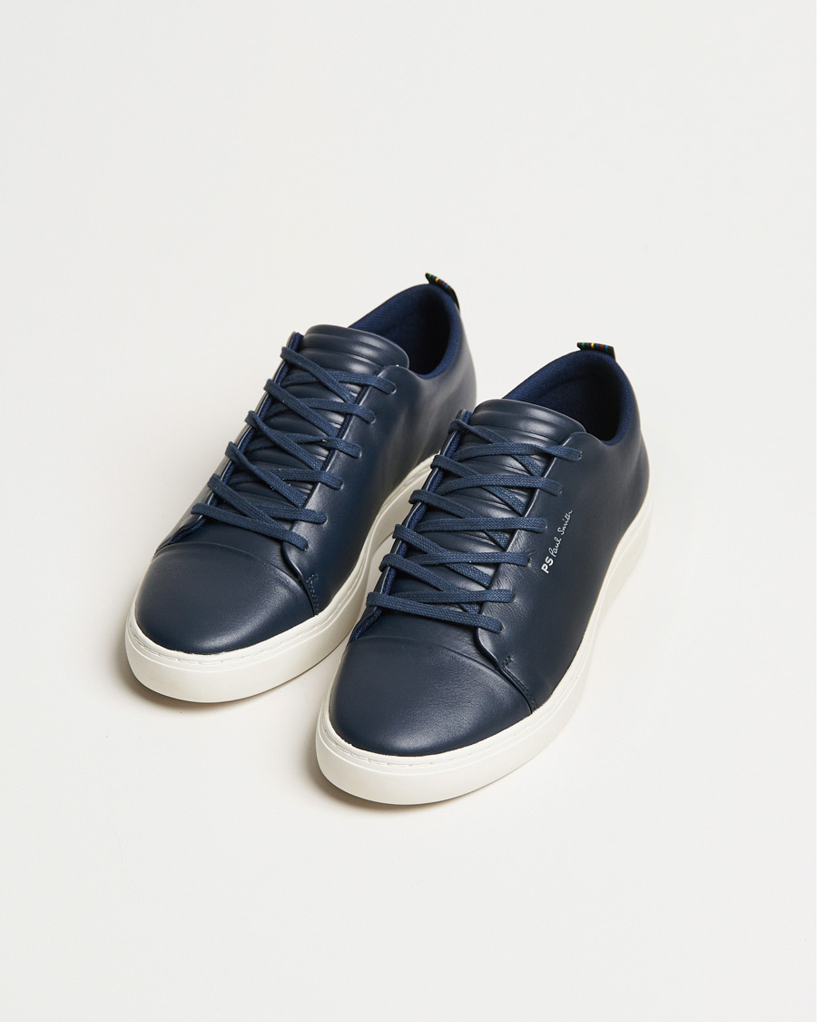Hombres | Zapatillas | PS Paul Smith | Lee Cap Toe Leather Sneaker Navy