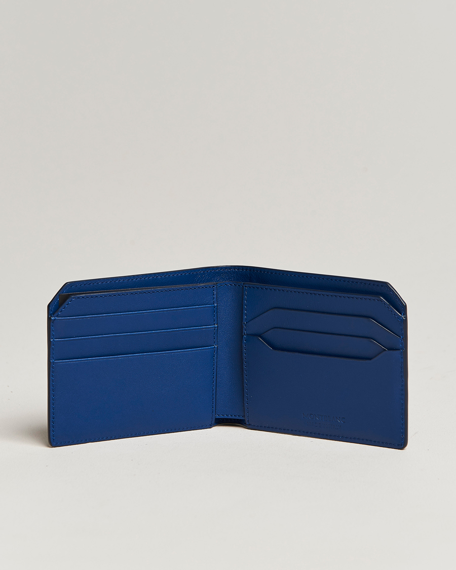 Men | Accessories | Montblanc | Meisterstück Selection Soft Wallet 6cc Cobalt Blue