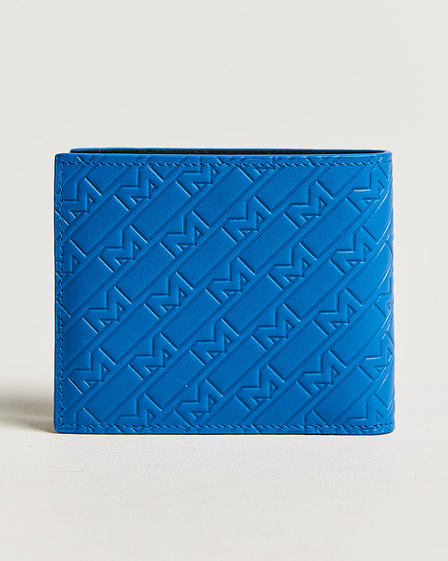 Hombres |  | Montblanc | M Gram Leather Wallet 8cc Blue