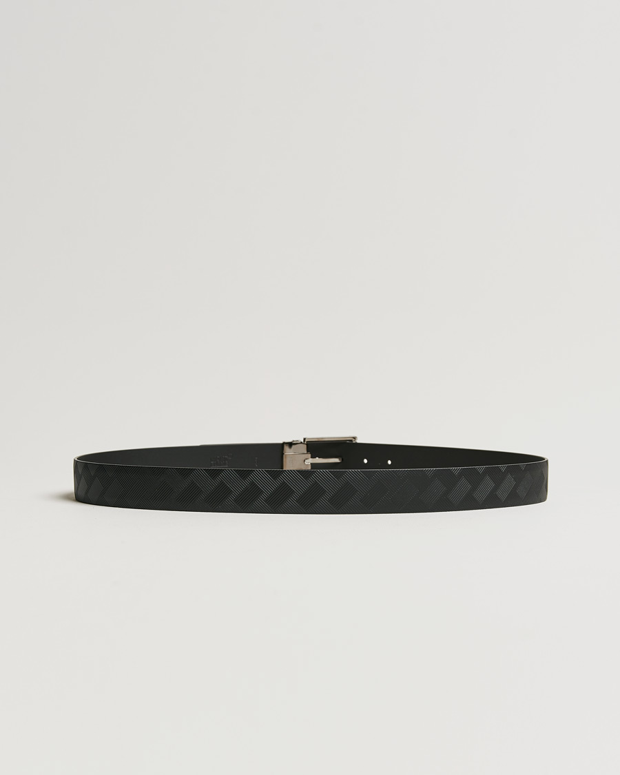Hombres | Montblanc | Montblanc | Black 35 mm Leather Belt Black