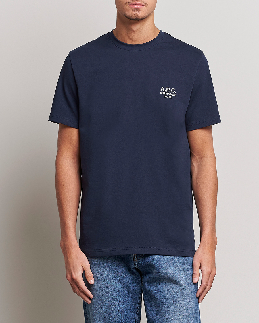 Hombres | Camisetas | A.P.C. | Raymond T-Shirt Navy
