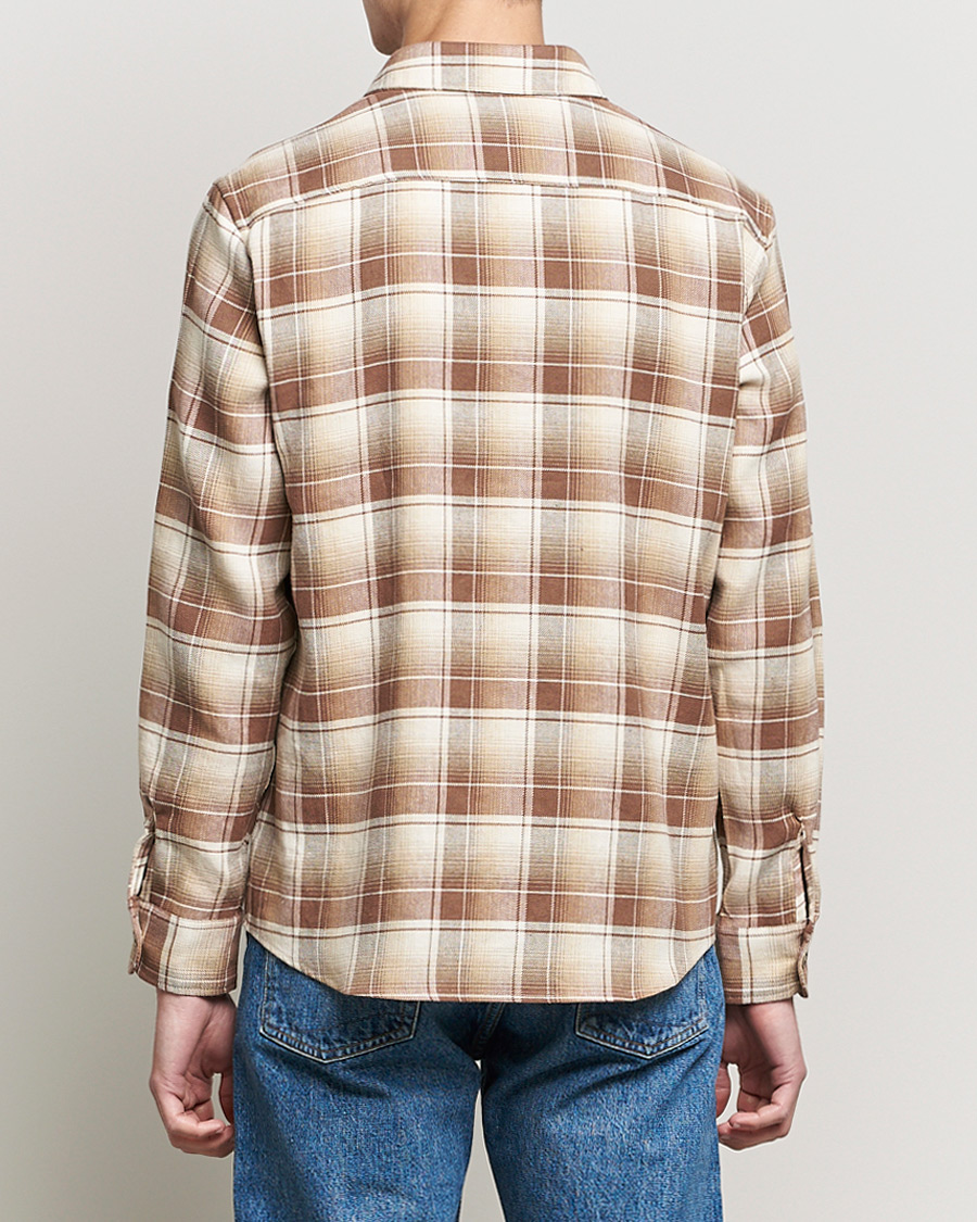 Hombres | Camisas | A.P.C. | Trek Overshirt Beige Check