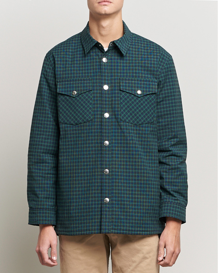 Hombres | Camisas | A.P.C. | Samy Padded Overshirt Black Check
