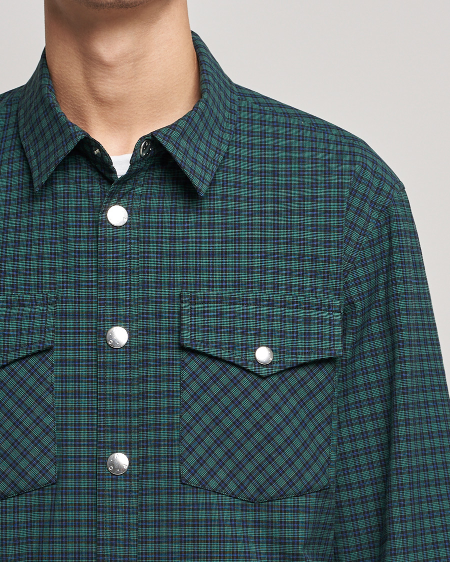 Hombres | Camisas | A.P.C. | Samy Padded Overshirt Black Check