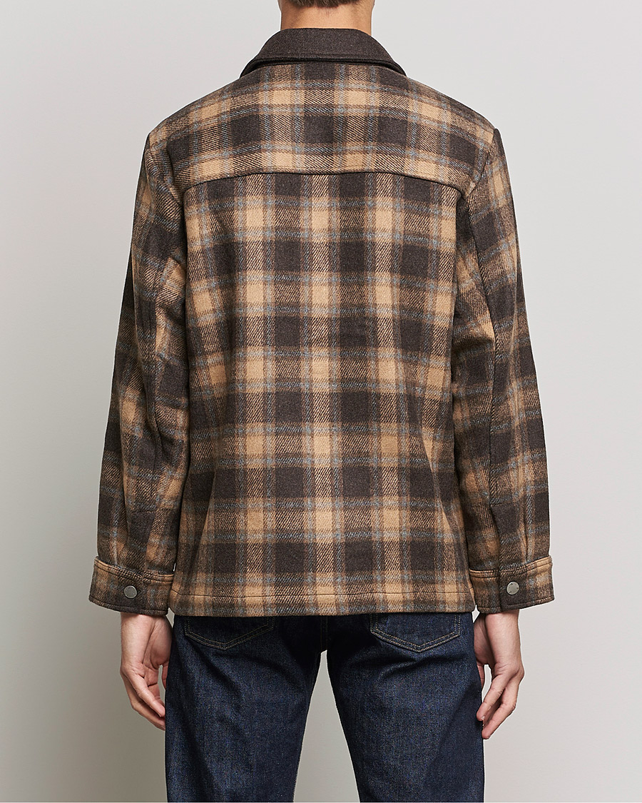 Hombres | Abrigos y chaquetas | A.P.C. | Emile Shirt Jacket Brown Check