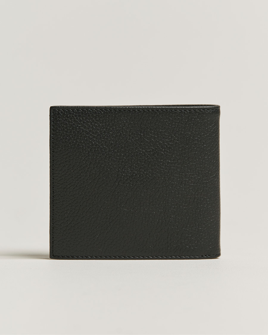 Hombres | A.P.C. Grain Leather Wallet Black | A.P.C. | Grain Leather Wallet Black