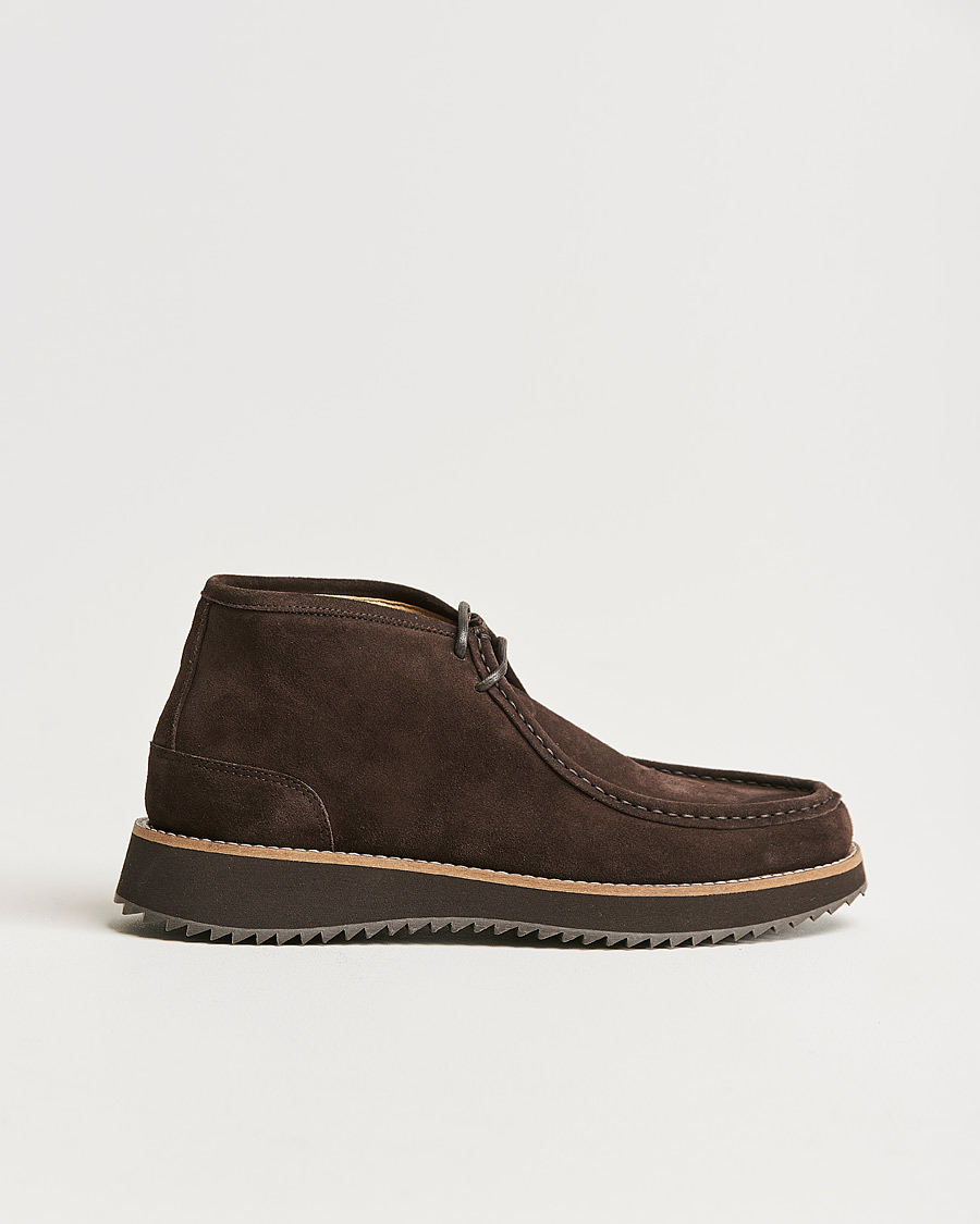 Hombres | A.P.C. Desert Boots Dark Brown Suede | A.P.C. | Desert Boots Dark Brown Suede