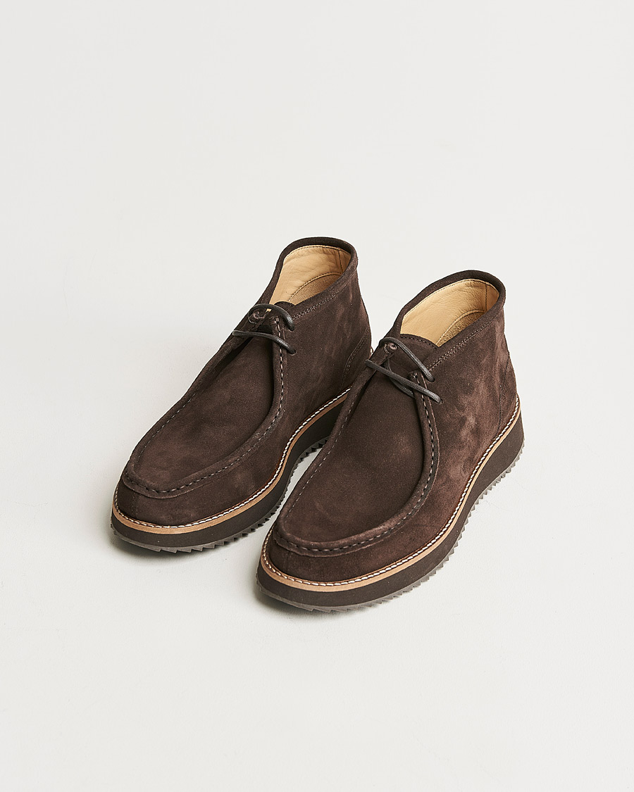 Hombres | A.P.C. Desert Boots Dark Brown Suede | A.P.C. | Desert Boots Dark Brown Suede