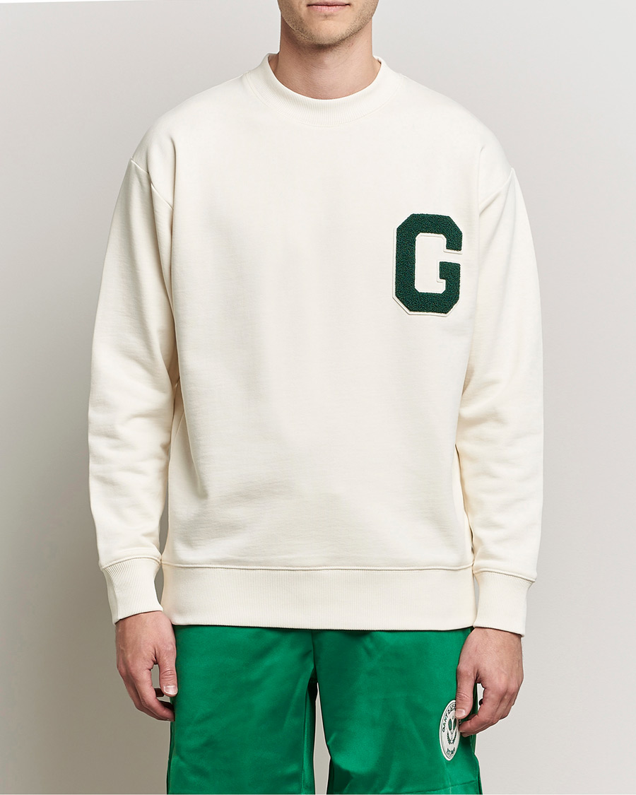 Hombres | Jerséis y prendas de punto | GANT | College G Crew Neck Sweatshirt Creme