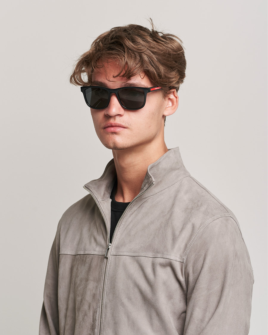 Hombres | Gafas de sol D-frame | Prada Linea Rossa | 0PS 04XS Sunglasses Black