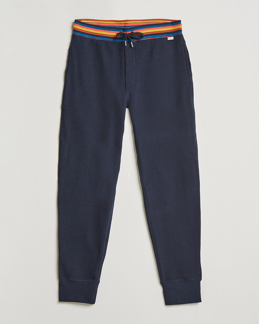 Hombres | Paul Smith Bright Stripe Sweat Pant Navy | Paul Smith | Bright Stripe Sweat Pant Navy