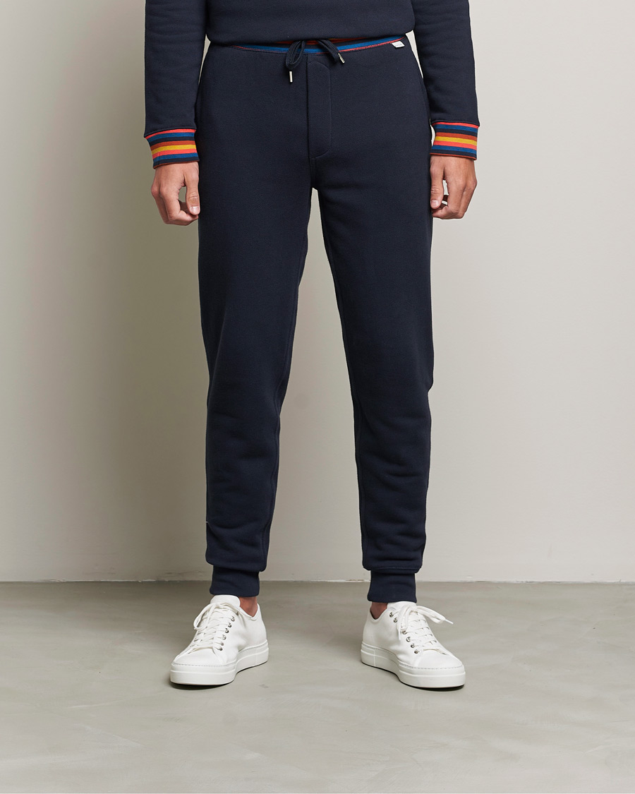 Hombres | Paul Smith Bright Stripe Sweat Pant Navy | Paul Smith | Bright Stripe Sweat Pant Navy
