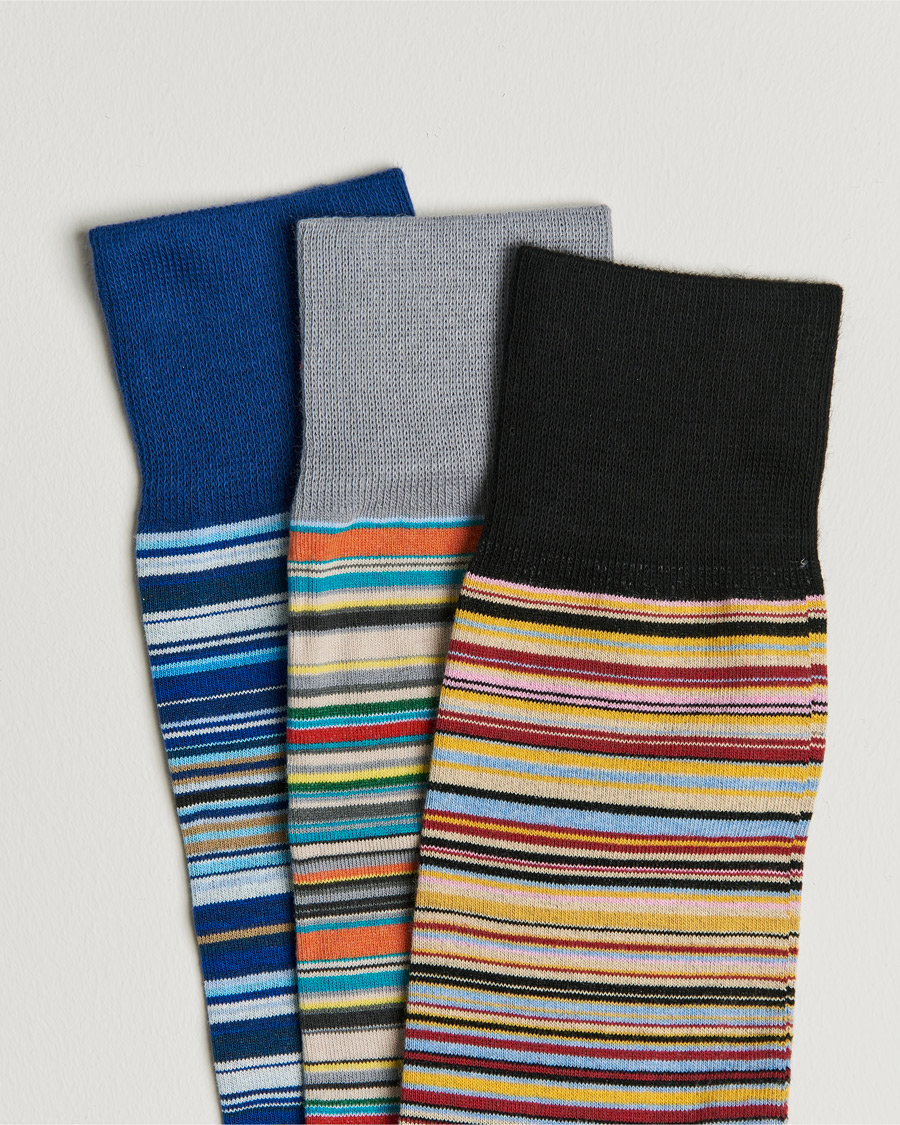 Hombres |  | Paul Smith | 3-Pack Sock Multistripe