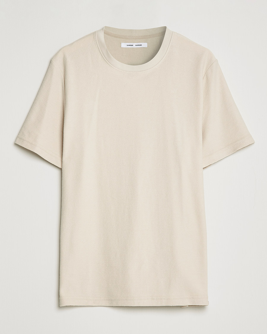 Hombres | Camisetas | Samsøe Samsøe | Samsøe & Samsøe Odin Organic Cotton T-shirt Oatmeal