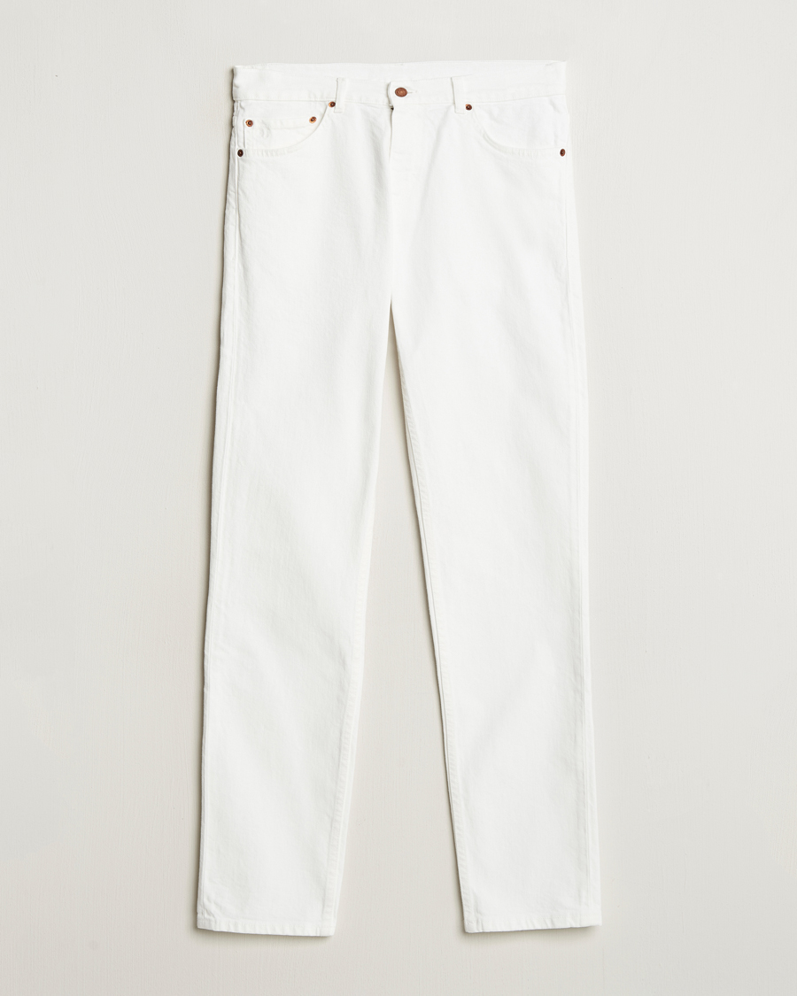 Hombres | Vaqueros | Oscar Jacobson | Albert Cotton Stretch Jeans White