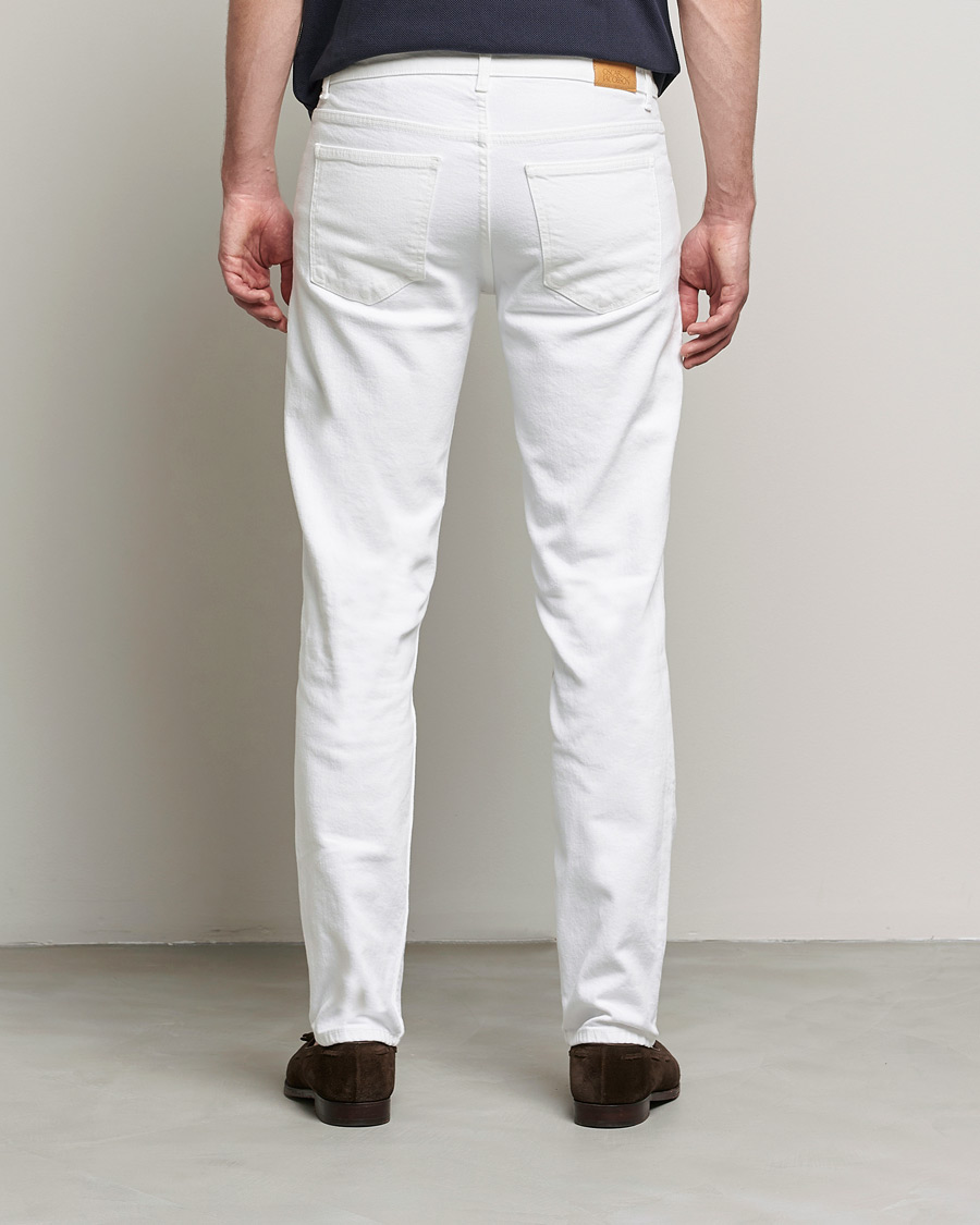 Hombres | Vaqueros | Oscar Jacobson | Albert Cotton Stretch Jeans White