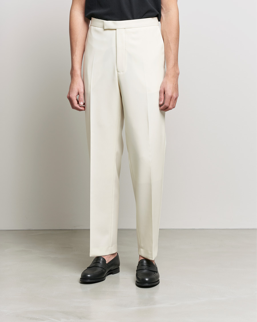 Hombres | Trajes | Oscar Jacobson | Figaro Light Wool Tuxedo Creme