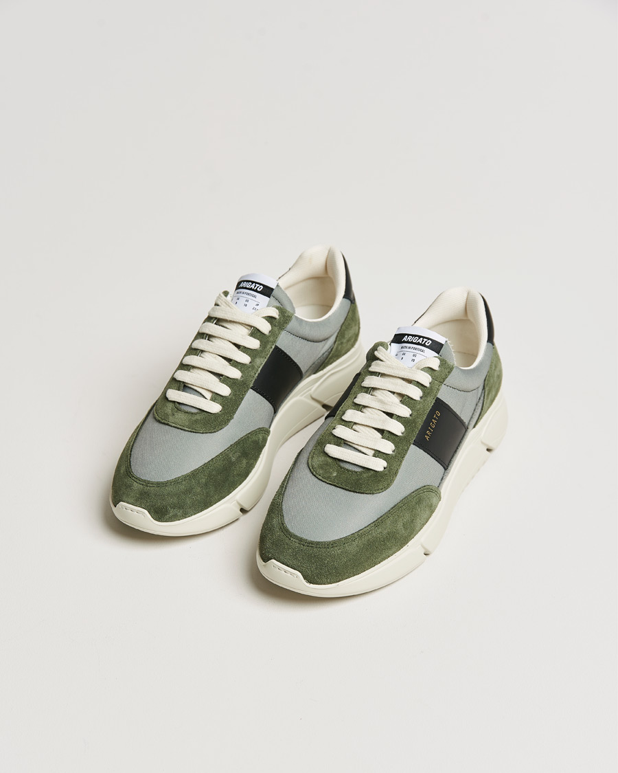 Hombres | Axel Arigato Genesis Vintage Runner Sneaker Dark Green | Axel Arigato | Genesis Vintage Runner Sneaker Dark Green