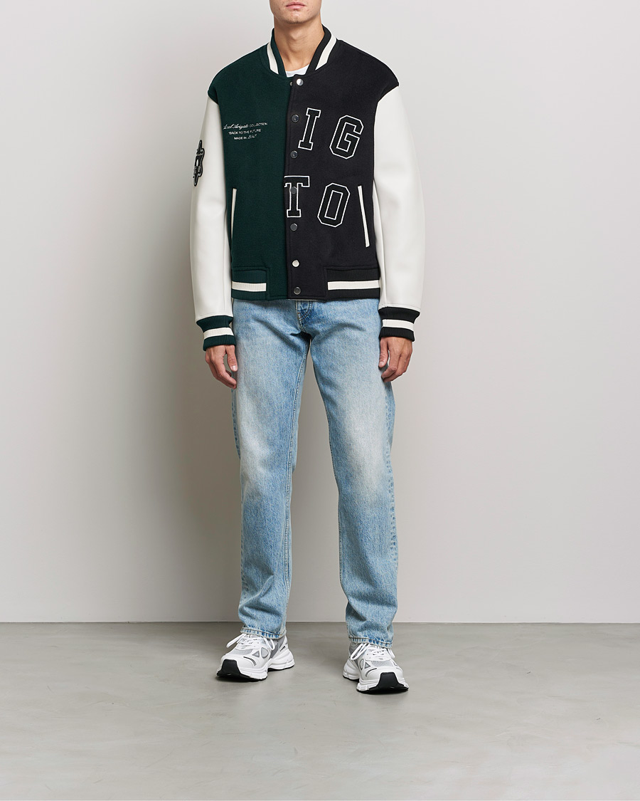 Hombres | Abrigos y chaquetas | Axel Arigato | Offense Varsity Jacket College Green/Black