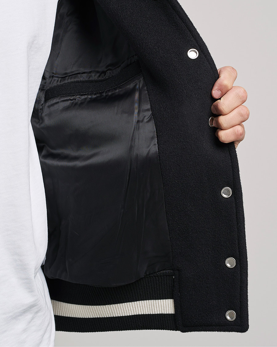 Hombres | Abrigos y chaquetas | Axel Arigato | Offense Varsity Jacket College Green/Black