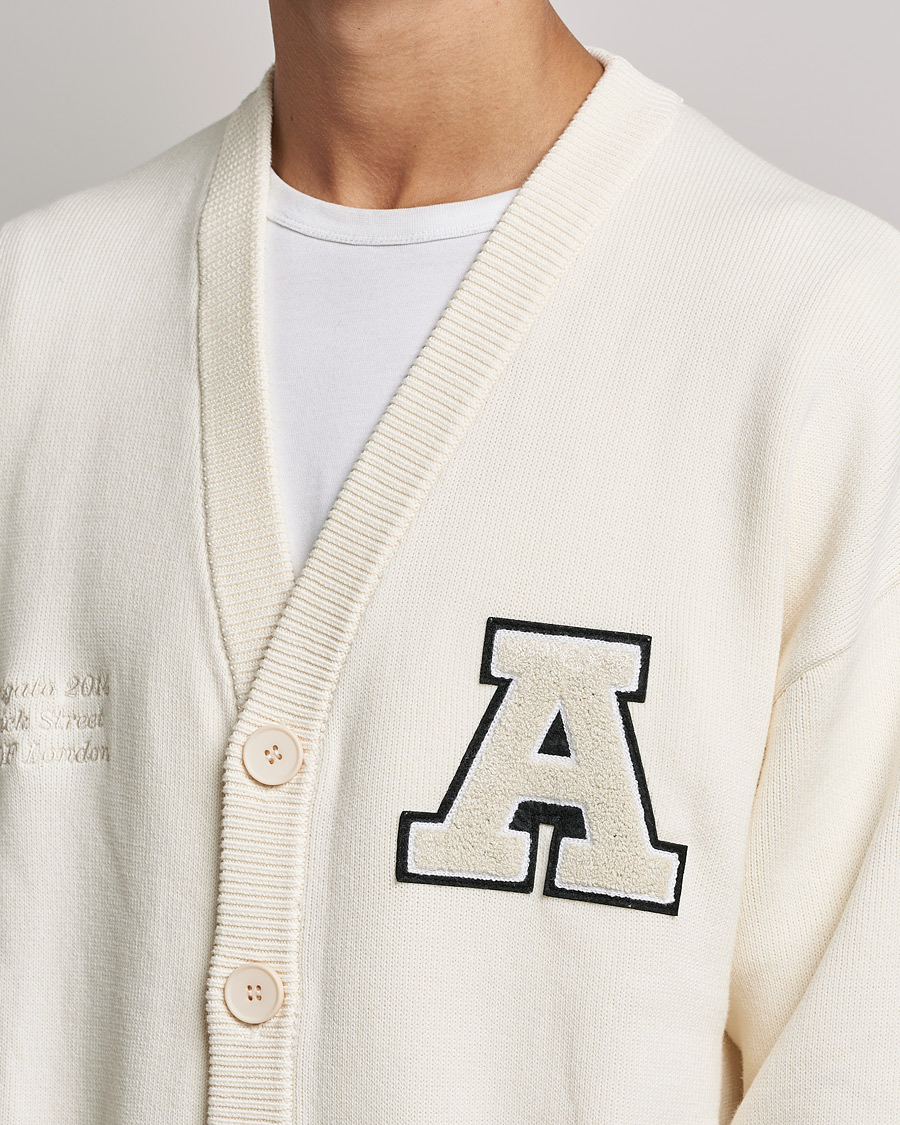 Hombres | Jerséis y prendas de punto | Axel Arigato | Singular Knitted Cardigan Ecru