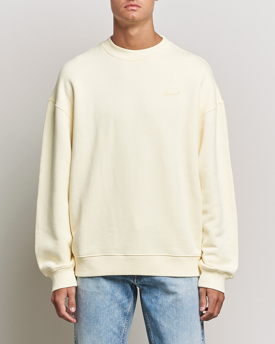 Hombres | Jerséis y prendas de punto | Axel Arigato | Primary Sweatshirt Pale Yellow