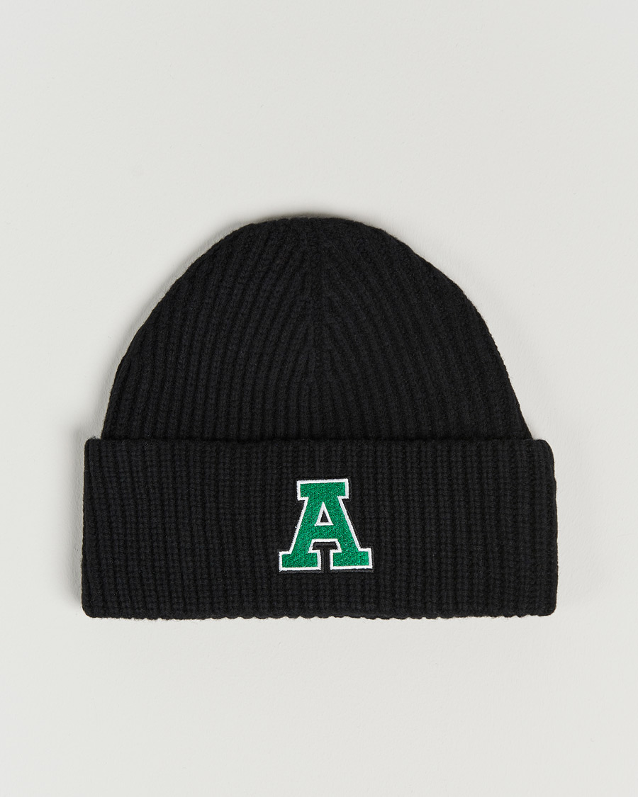Hombres | Axel Arigato Varsity Beanie Black | Axel Arigato | Varsity Beanie Black