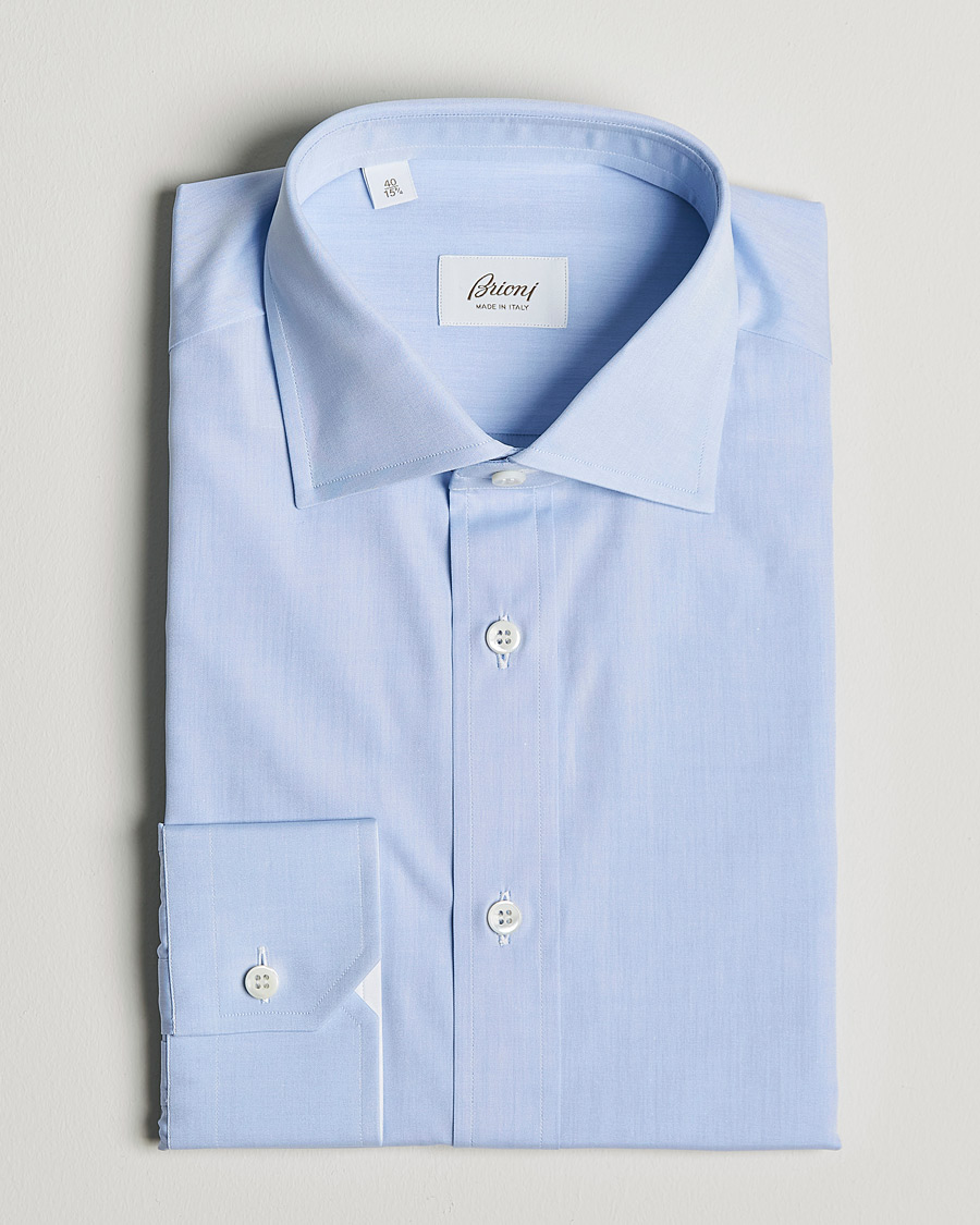 Hombres | Camisas | Brioni | Slim Fit Dress Shirt Light Blue
