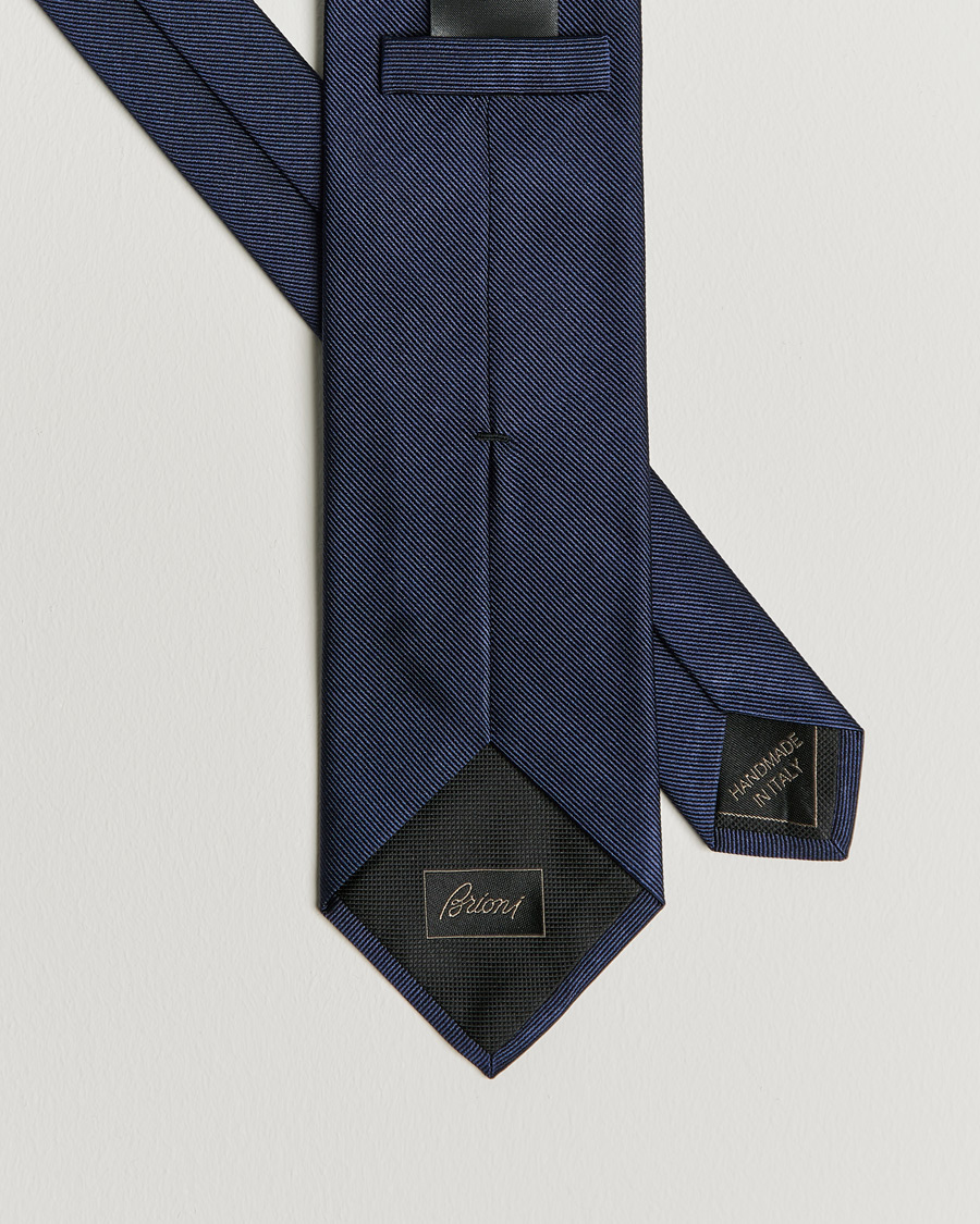Hombres | Brioni Testimonial Silk Tie Dark Blue | Brioni | Testimonial Silk Tie Dark Blue