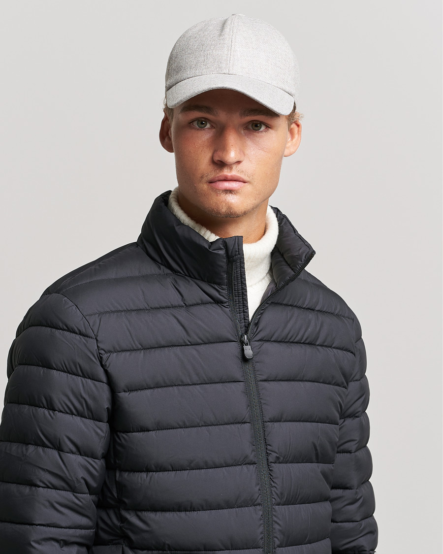 Hombres | Brioni Cashmere Flannel Baseball Cap Light Grey | Brioni | Cashmere Flannel Baseball Cap Light Grey