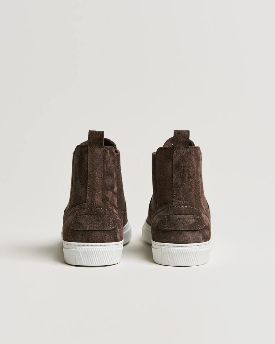 Hombres | Brioni Classic Sneakers Dark Brown Suede | Brioni | Classic Sneakers Dark Brown Suede