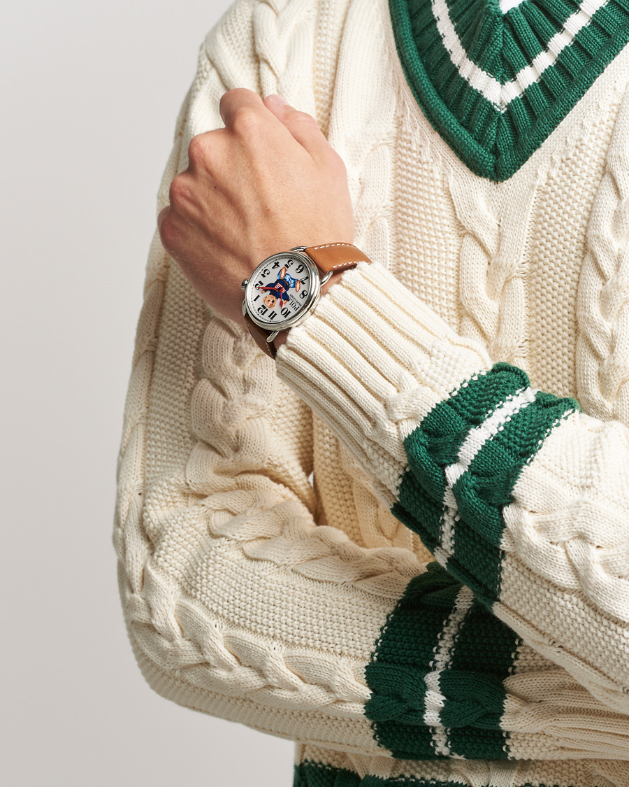 Hombres | Polo Ralph Lauren 42mm Automatic Flag Bear White Dial | Polo Ralph Lauren | 42mm Automatic Flag Bear White Dial