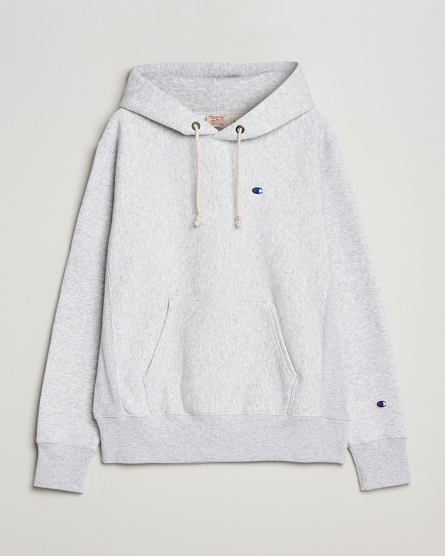 Hombres | Jerséis y prendas de punto | Champion | Reverse Weave Soft Fleece Hood Grey Melange