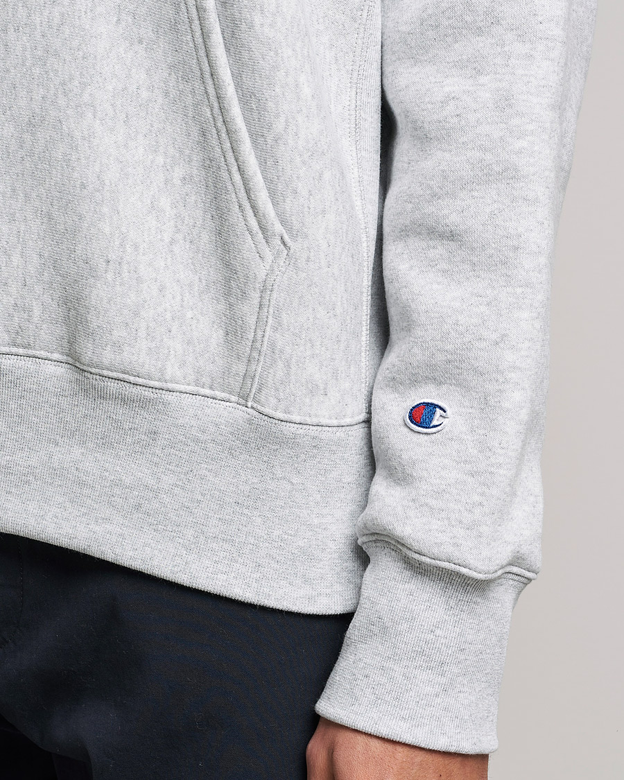 Hombres | Jerséis y prendas de punto | Champion | Reverse Weave Soft Fleece Hood Grey Melange