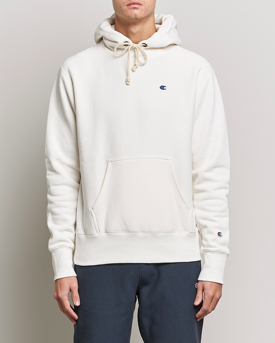 Hombres | Jerséis y prendas de punto | Champion | Reverse Weave Soft Fleece Hood White