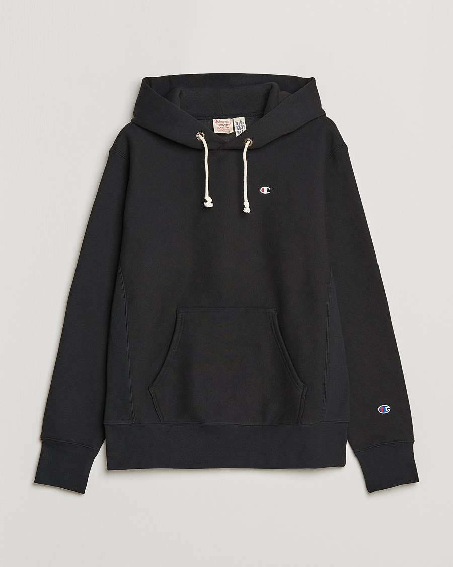 Hombres | Jerséis y prendas de punto | Champion | Reverse Weave Soft Fleece Hood Black