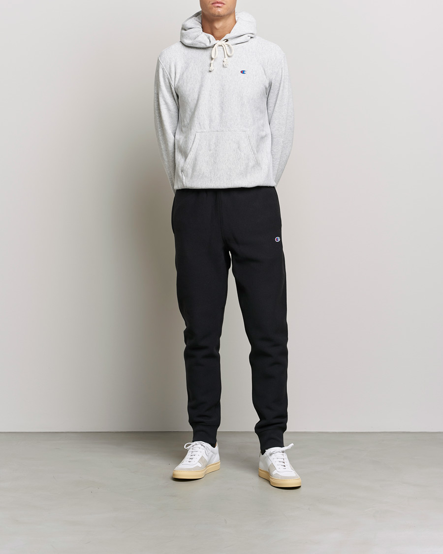 Hombres | Pantalones | Champion | Reverse Weave Soft Fleece Sweatpants Black