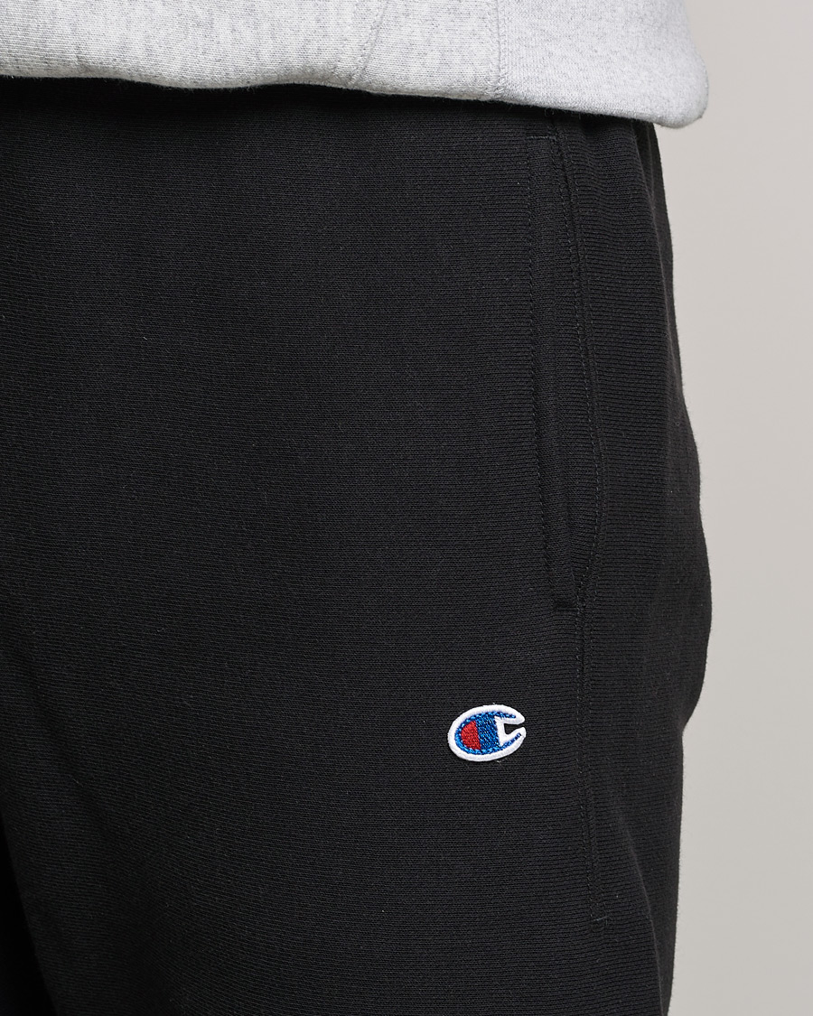 Hombres | Pantalones | Champion | Reverse Weave Soft Fleece Sweatpants Black