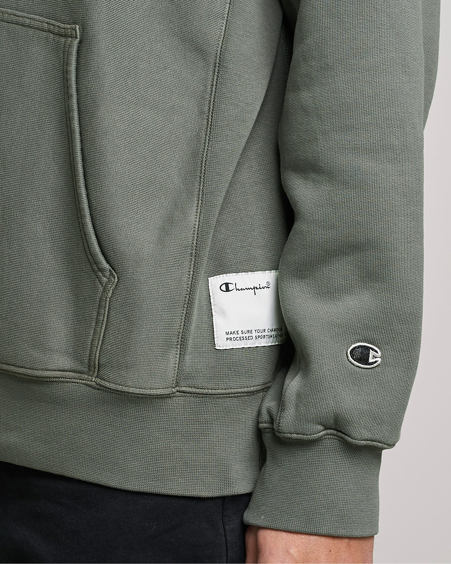 Hombres | Jerséis y prendas de punto | Champion | Heritage Garment Dyed Hood Dark Grey