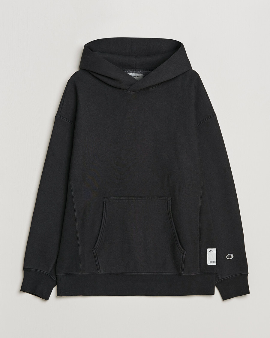Hombres | Jerséis y prendas de punto | Champion | Heritage Garment Dyed Hood Black