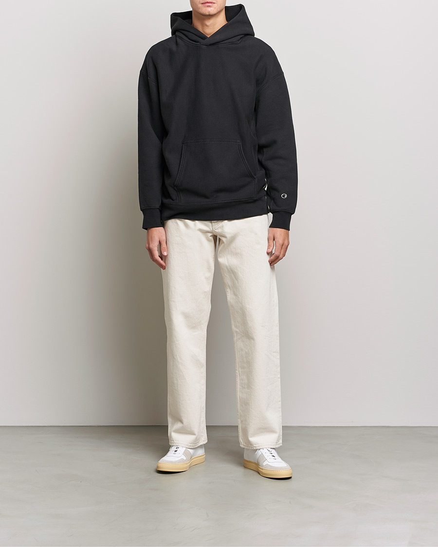 Hombres | Jerséis y prendas de punto | Champion | Heritage Garment Dyed Hood Black