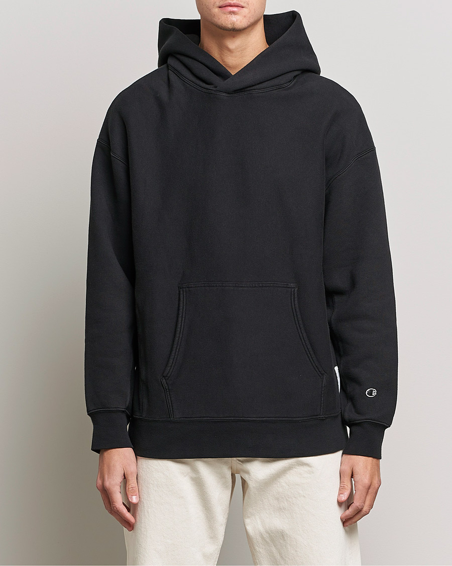 Hombres | Jerséis y prendas de punto | Champion | Heritage Garment Dyed Hood Black
