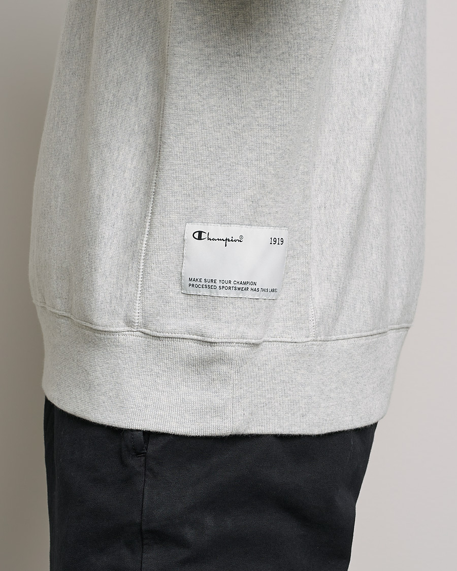 Hombres | Jerséis y prendas de punto | Champion | Heritage Garment Dyed Sweatshirt Grey Melange