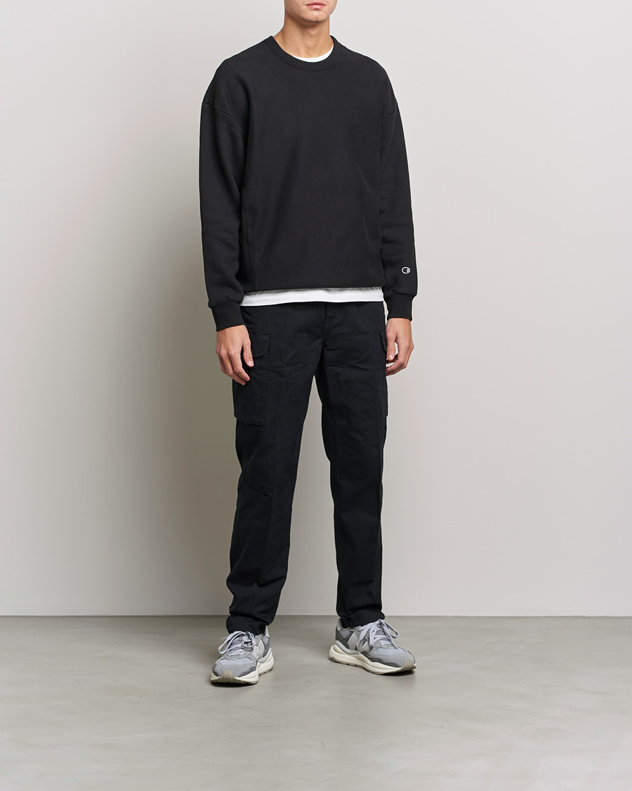 Hombres | Jerséis y prendas de punto | Champion | Heritage Garment Dyed Sweatshirt Black