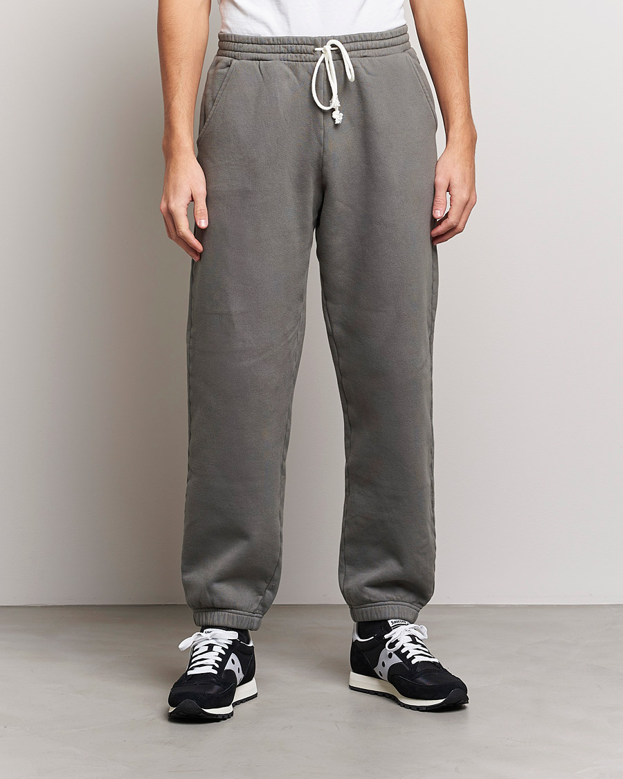 Hombres | Pantalones | Champion | Heritage Garment Dyed Sweatpants Dark Grey