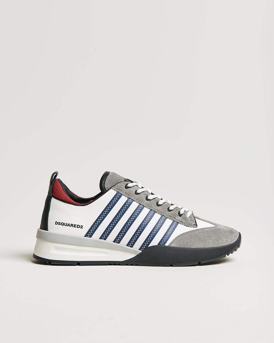 Hombres | Dsquared2 Legend Sneakers White/Blue | Dsquared2 | Legend Sneakers White/Blue