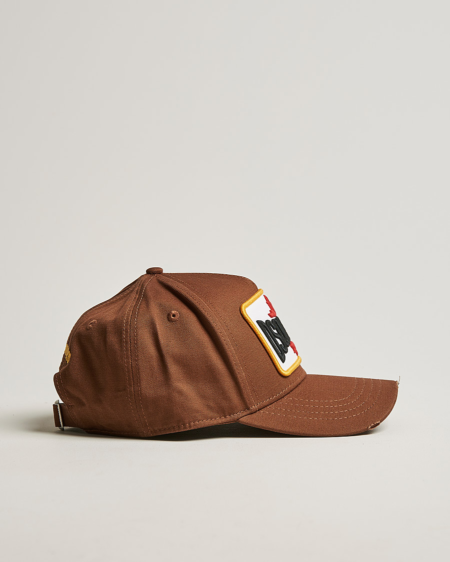 Hombres | Dsquared2 D2 Patch Baseball Cap Hazel | Dsquared2 | D2 Patch Baseball Cap Hazel